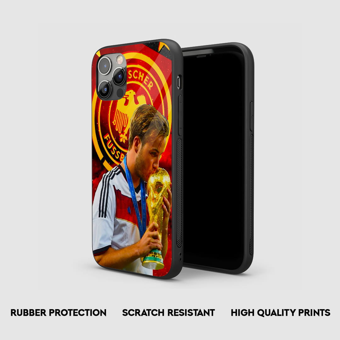 Mario Gotze football celebration silicone phone case