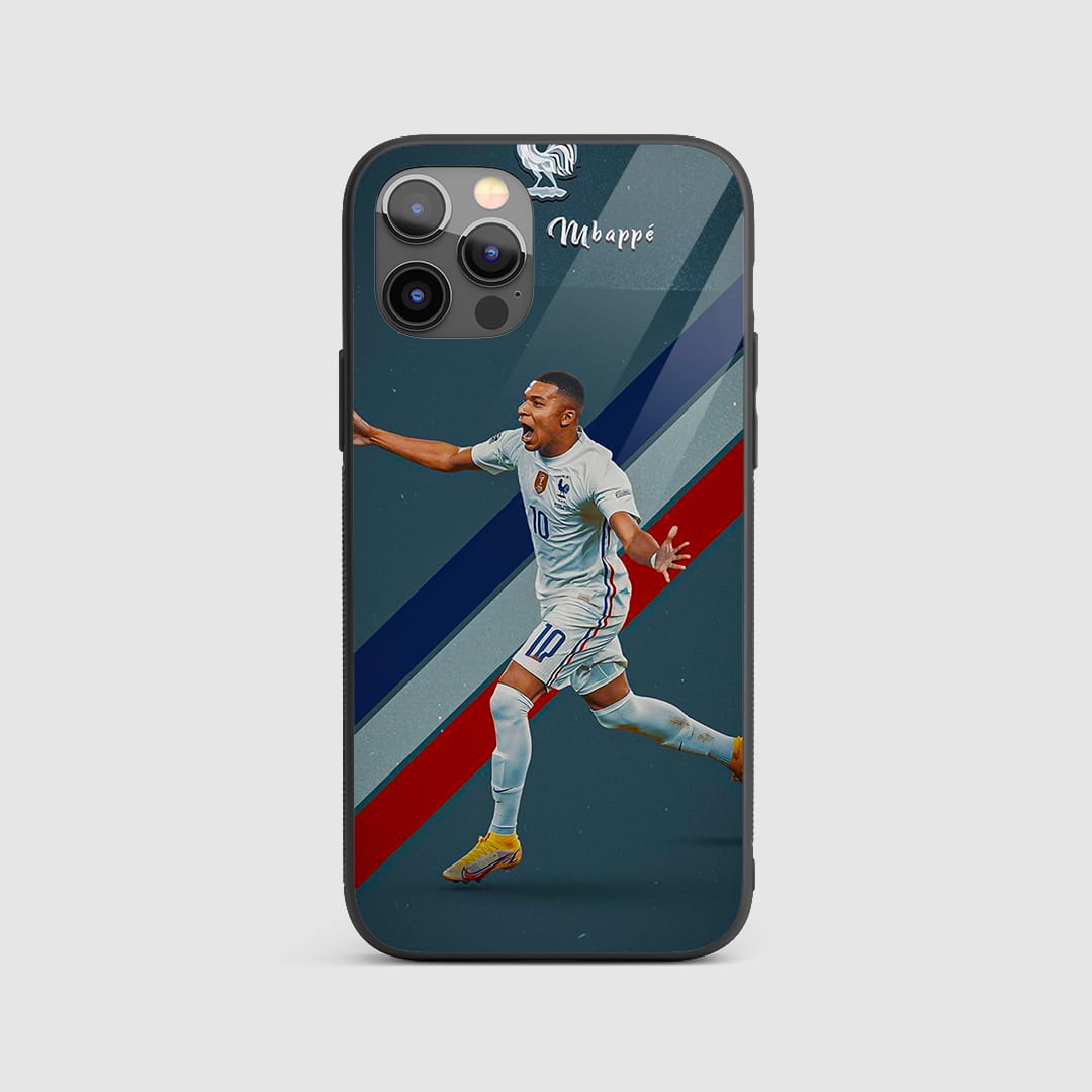 Mbappe Celebration silicone armored phone case
