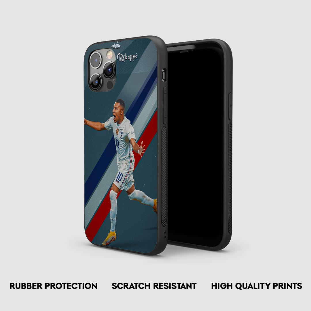 Mbappe celebration football protective phone cover