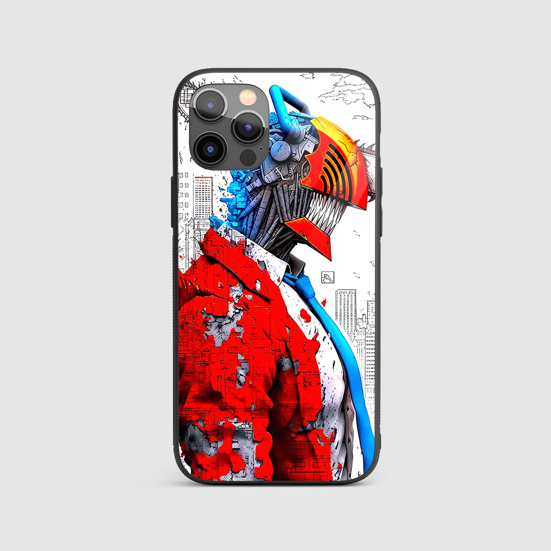 Mechanical Rage Silicone Armored Phone Case front design