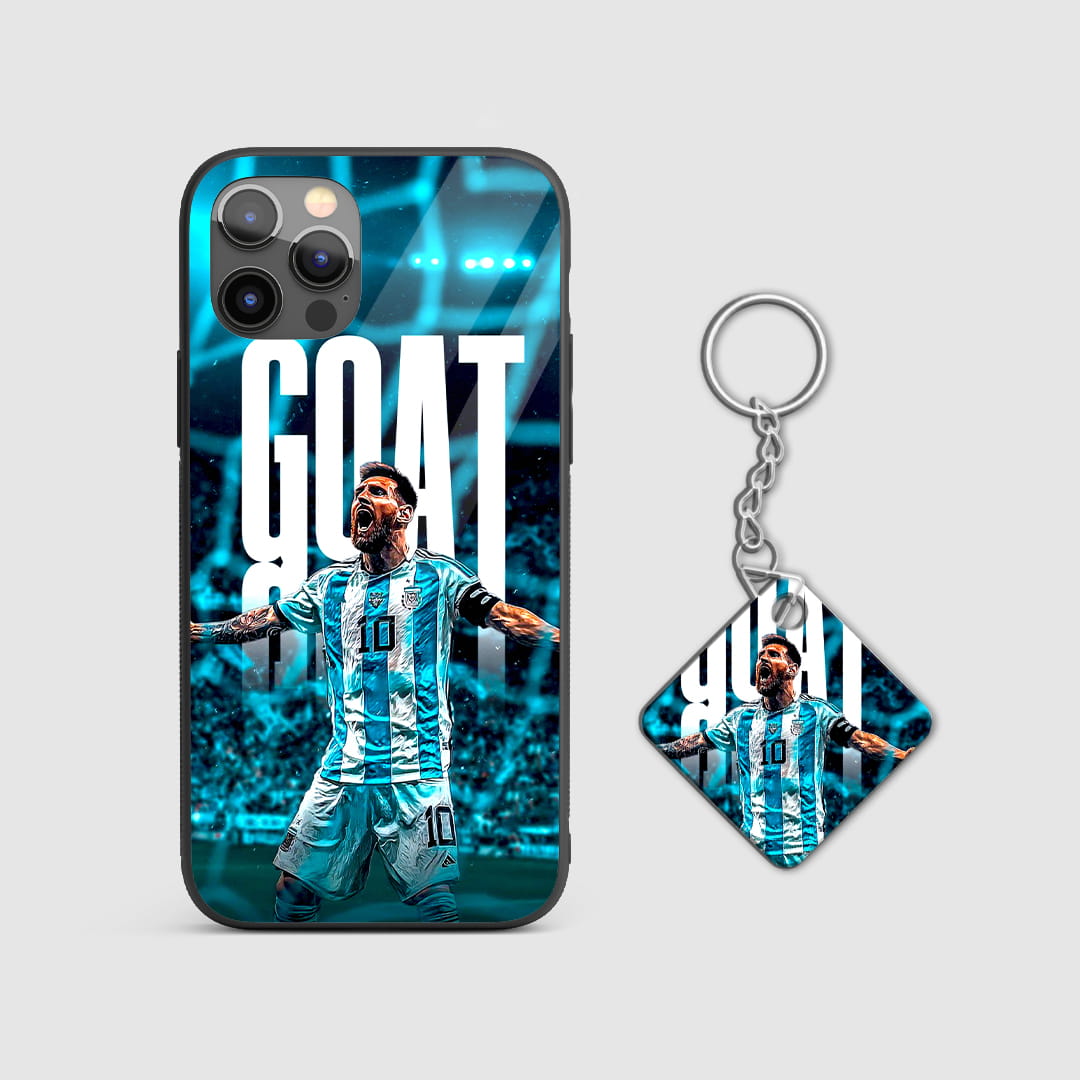 Argentina Messi protective mobile cover with Keychain