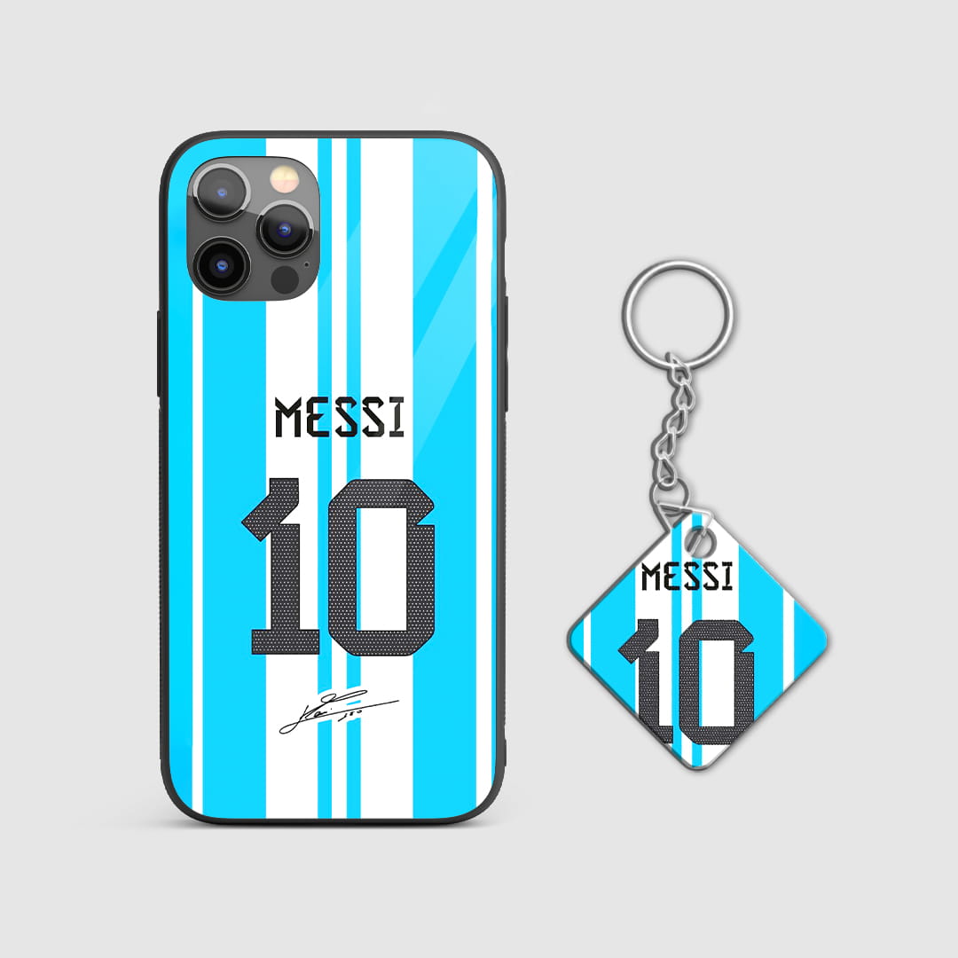 Argentina Messi protective mobile cover with Keychain