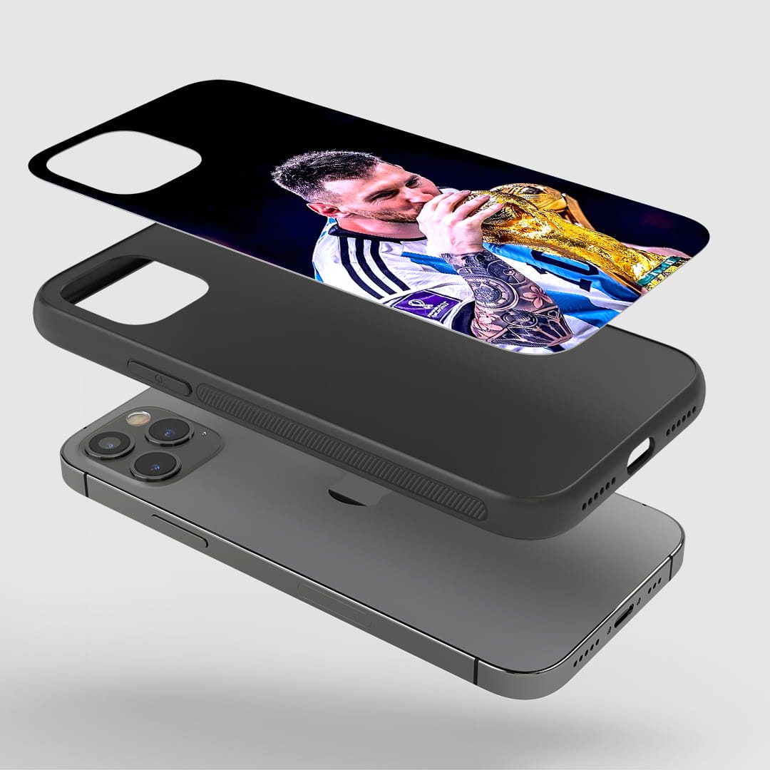 Shockproof Messi Kiss of Glory phone case
