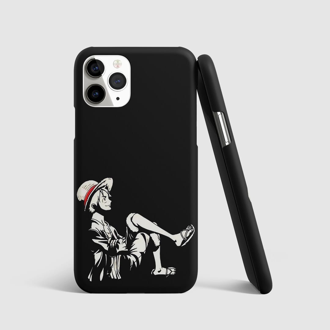 Monkey D Luffy Minimal Phone Cover with sleek 3D matte design.