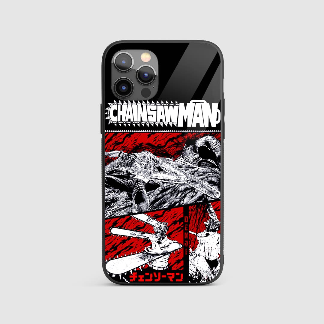 Monochrome Carnage Silicone Armored Phone Case front design