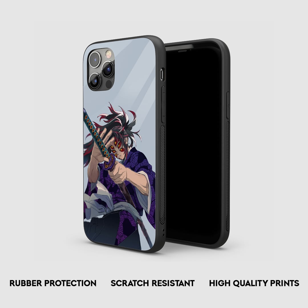 Side view of the Muzan Action Armored Phone Case, highlighting its thick, protective silicone material.
