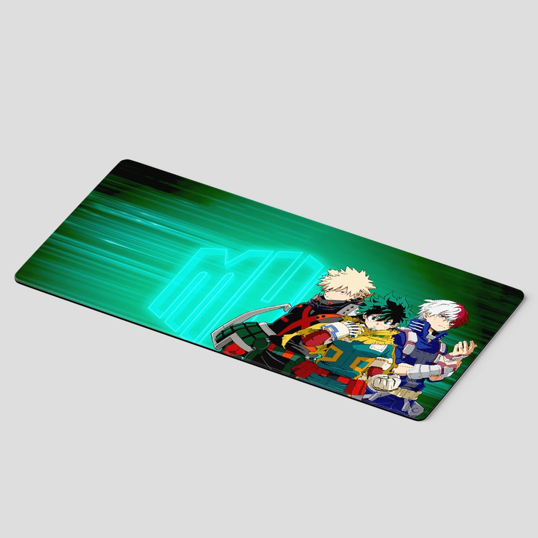 MHA trio desk mat artwork
