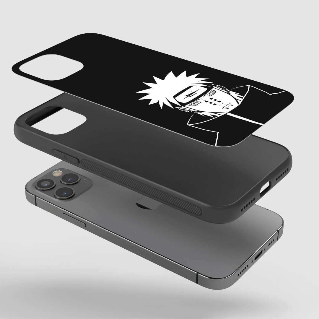Nagato Armored Phone Case on a smartphone, ensuring easy access to buttons and ports.