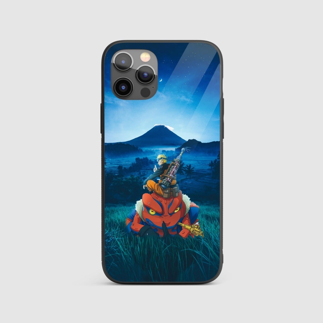 Naruto Gamabunta Silicone Armored Phone Case featuring the mighty Toad Sage Gamabunta.