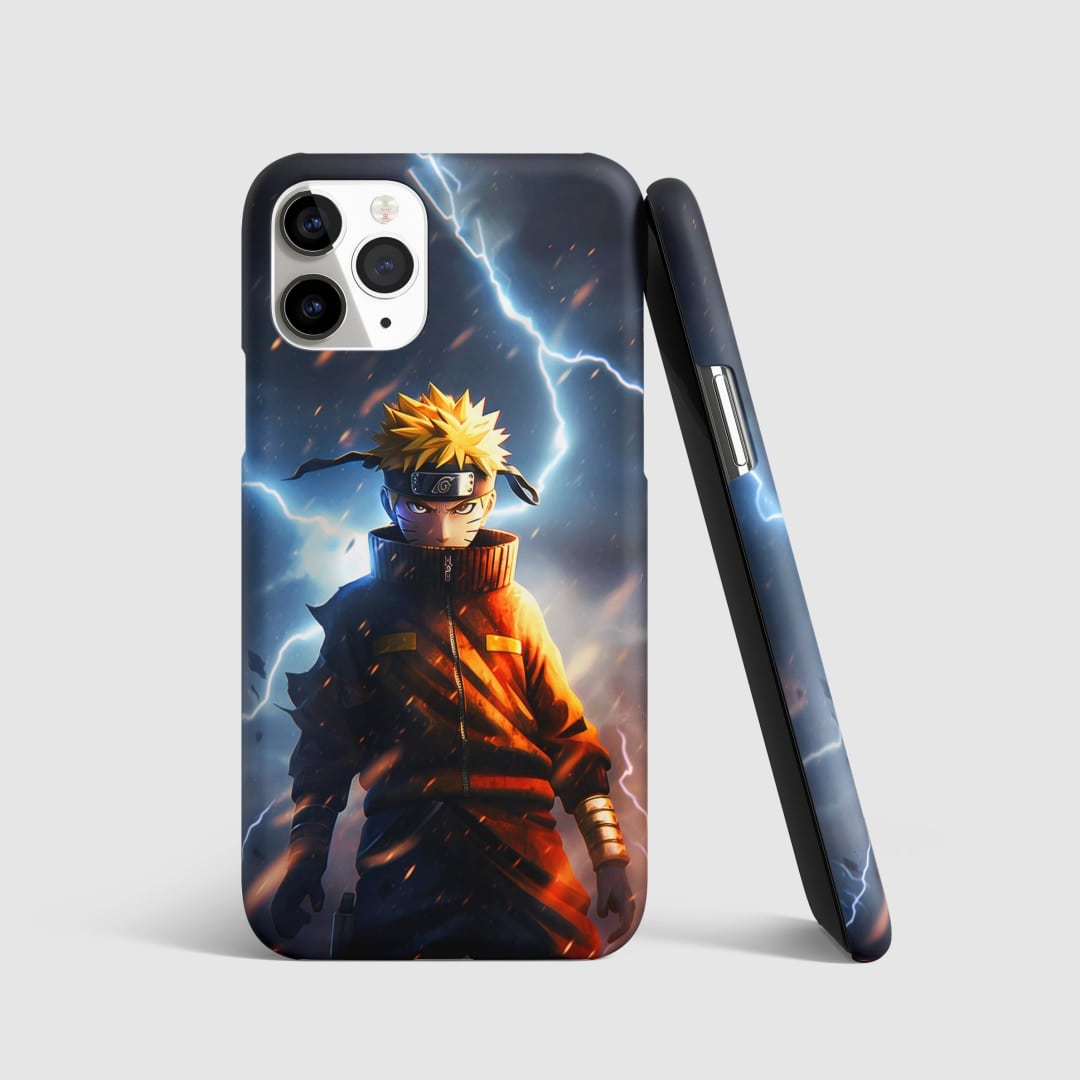 Naruto Graphic Phone Cover with 3D matte finish, featuring a vibrant Naruto design.