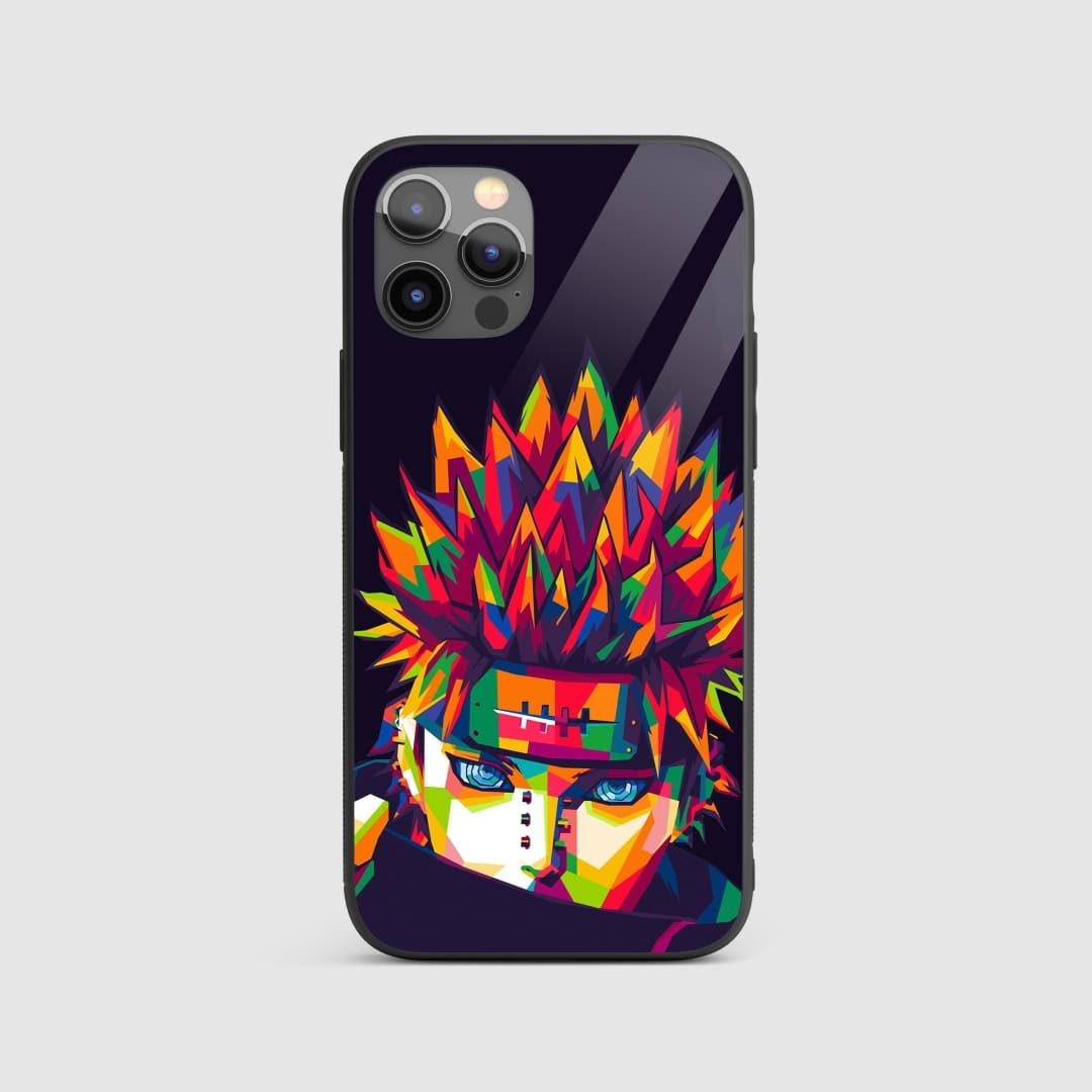 Naruto Colored Silicone Armored Phone Case with full-color artwork of Naruto in action.