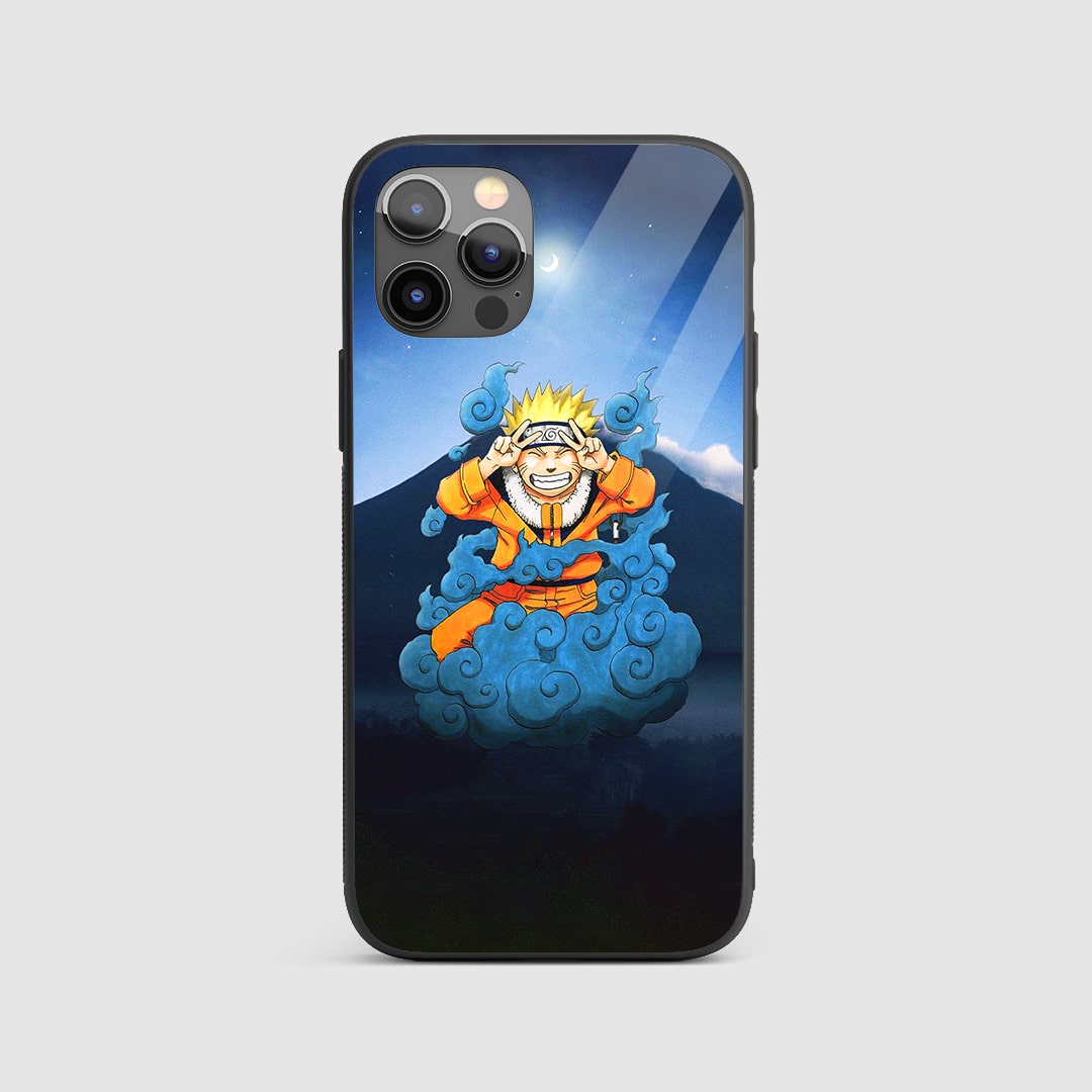 Naruto Cloud Silicone Armored Phone Case front design