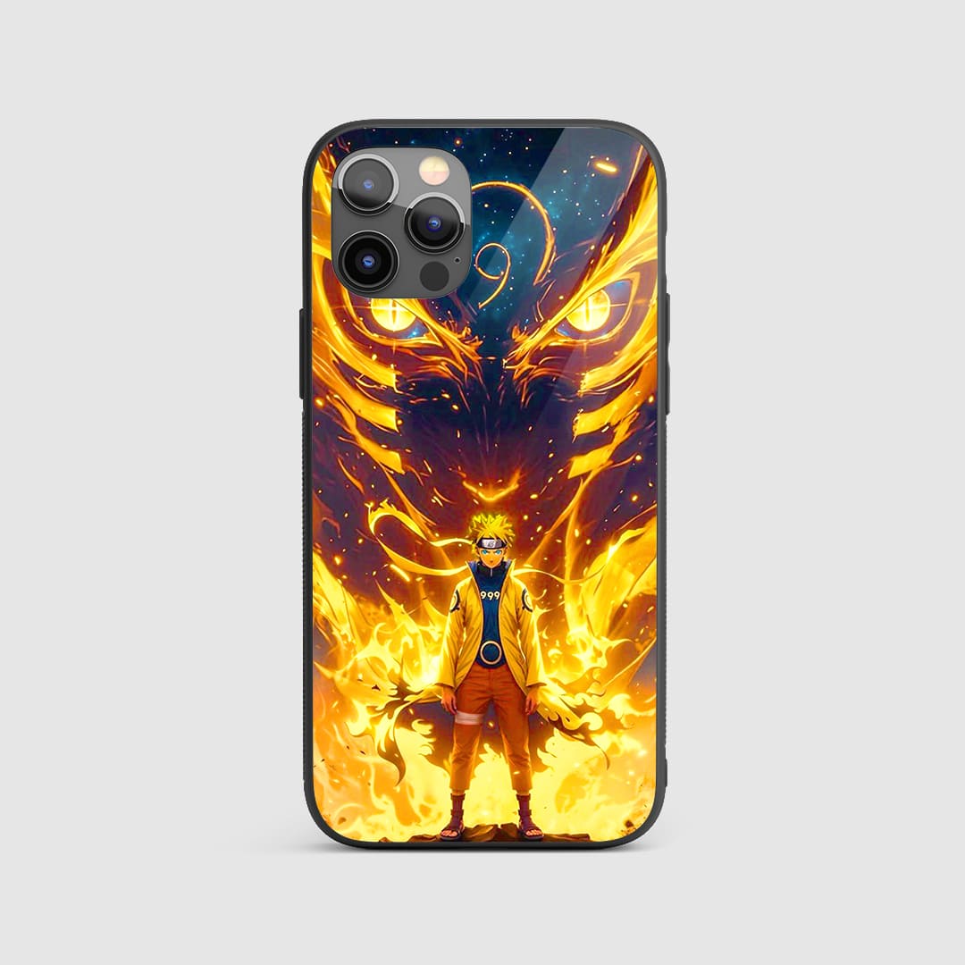Naruto Kurama Silicone Armored Phone Case front design