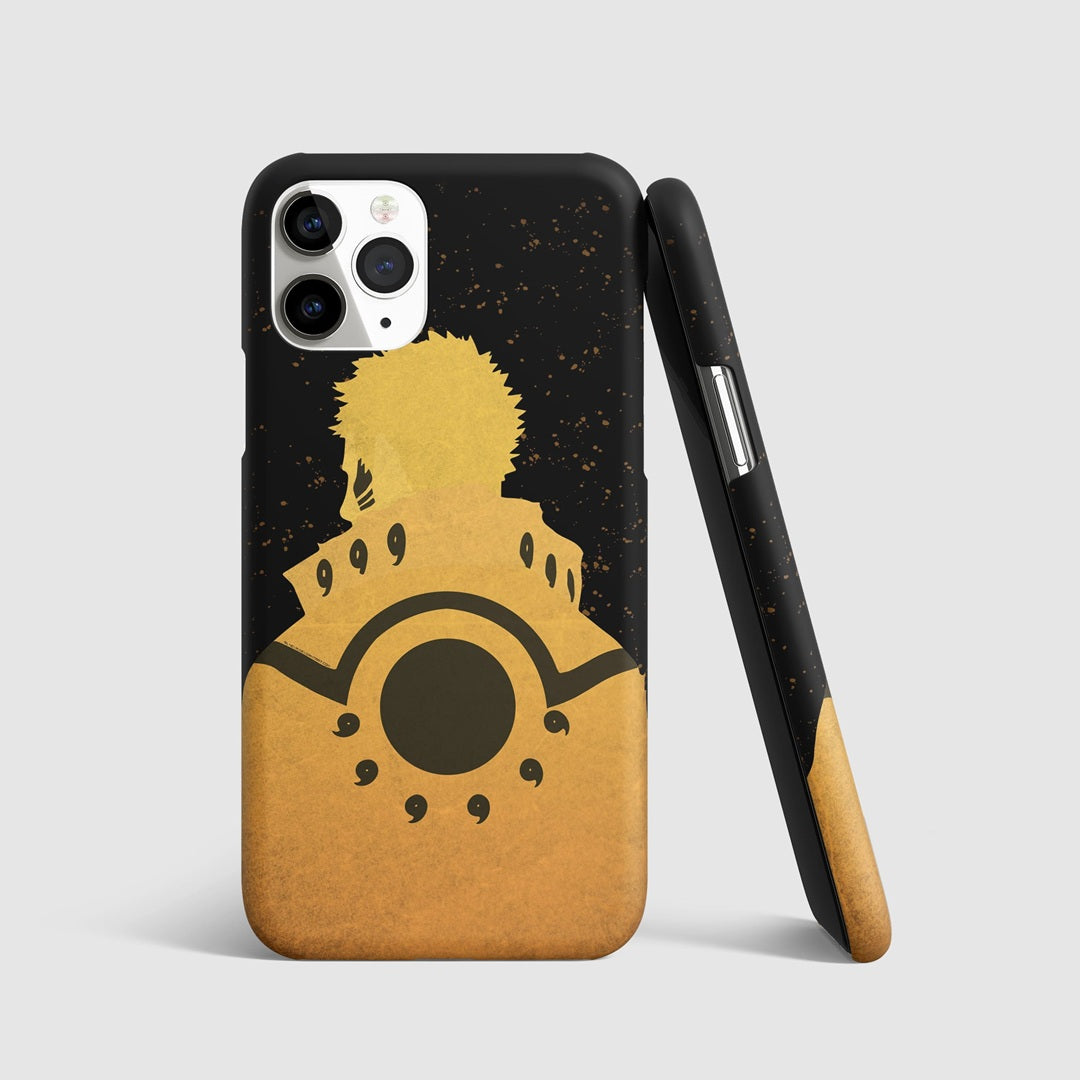 Naruto Nine Tail Mode Phone Cover front artwork design