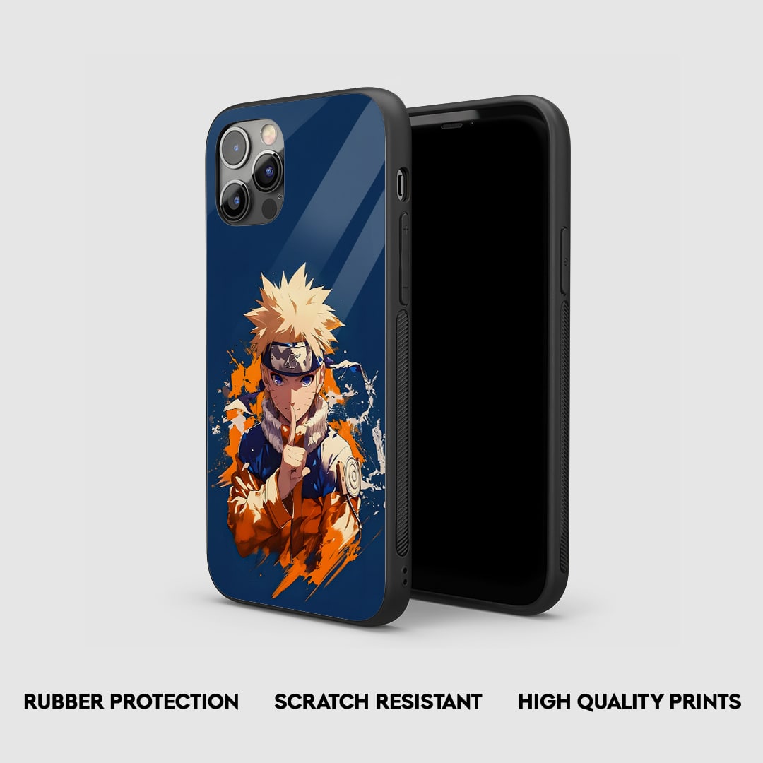Side view of Naruto Ninja Warrior Case with snug fit and cutouts.