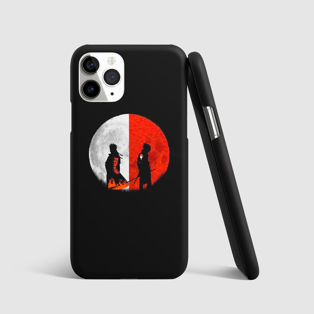 Naruto Sasuke Moon Phone Cover front artwork design