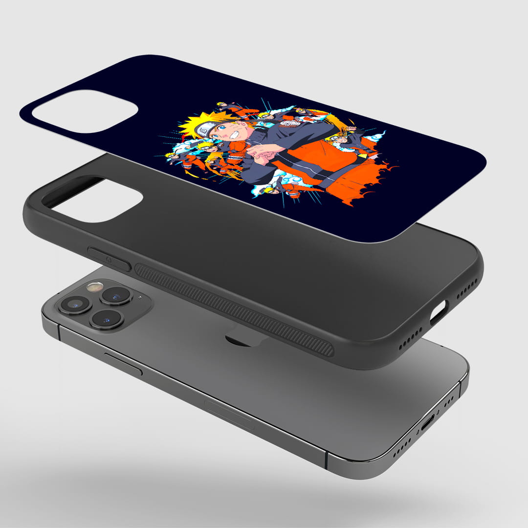 Naruto clone action mobile cover print