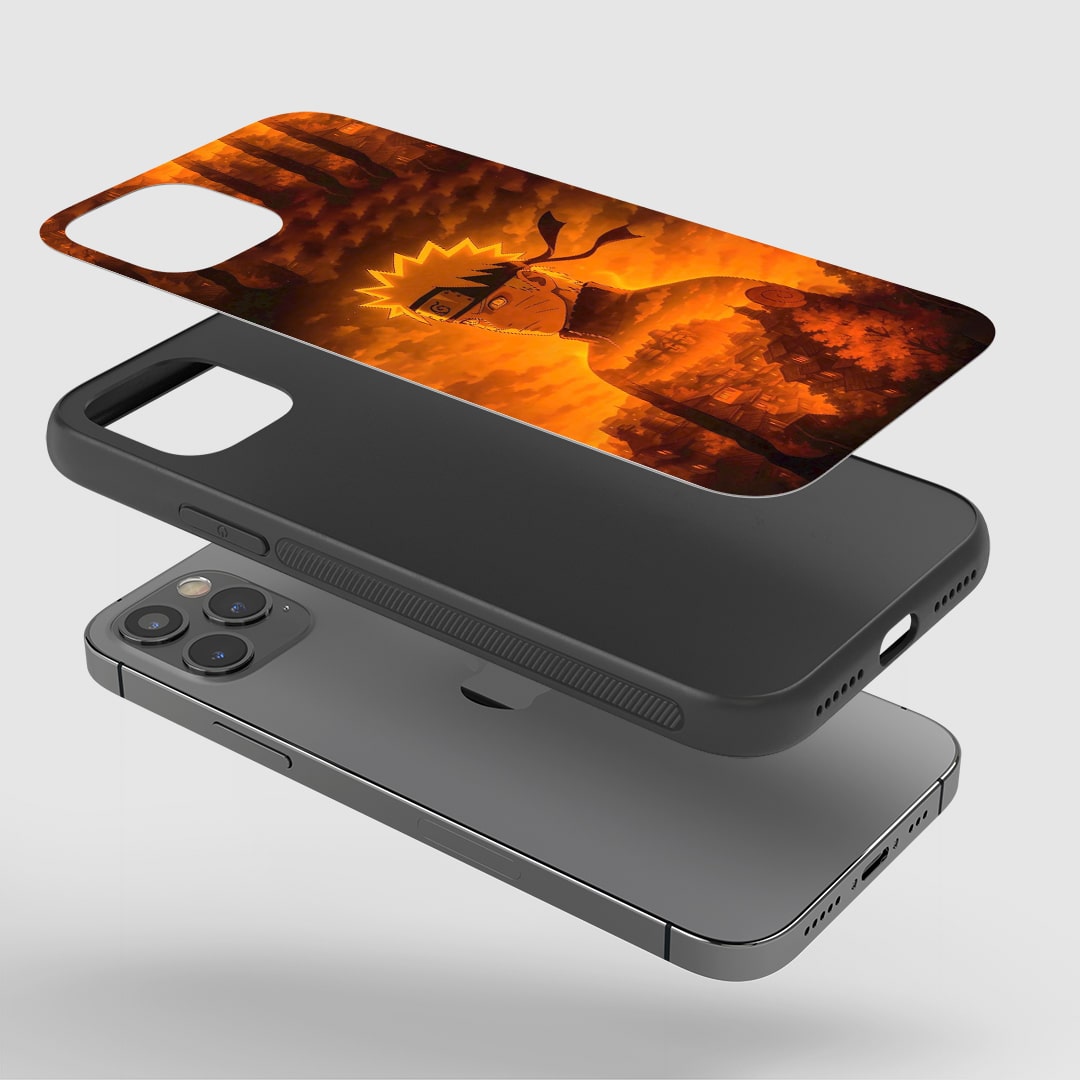 Durable silicone armored Naruto Shadow of Hokage phone cover