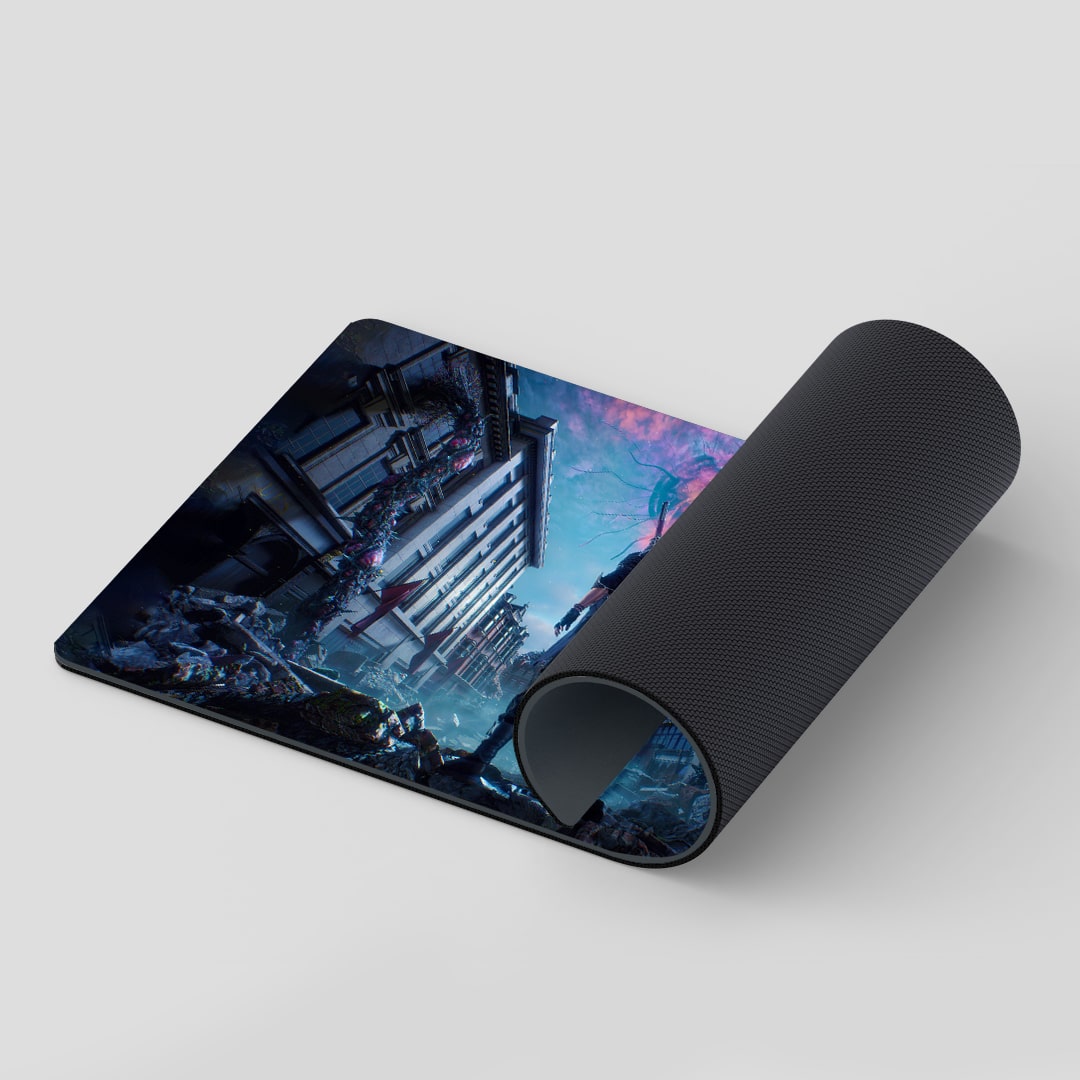 Devil May Cry Nero action scene desk mat