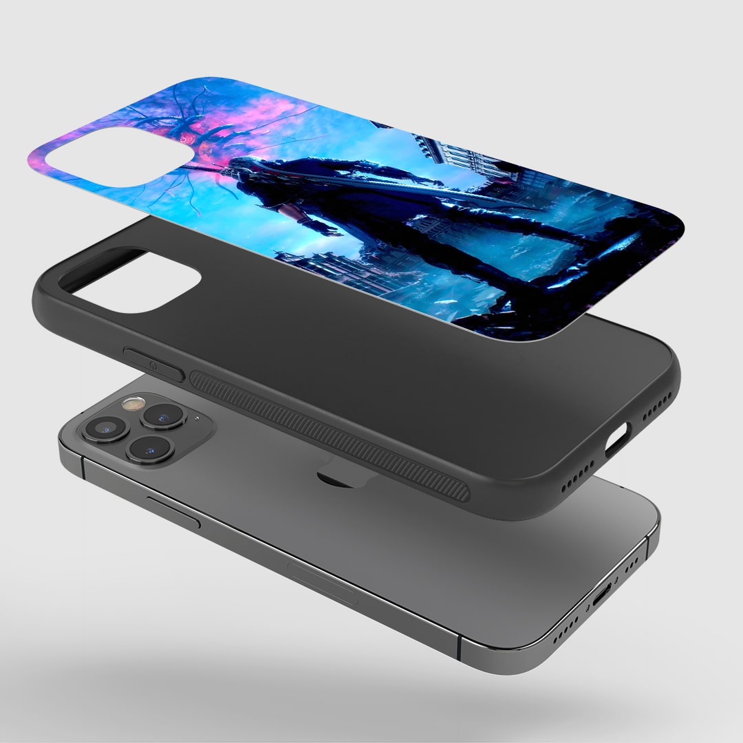 Close-up of durable Nero Qliphoth Roots silicone cover