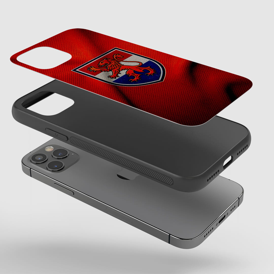 Shockproof Netherlands Lion Crest Texture phone case
