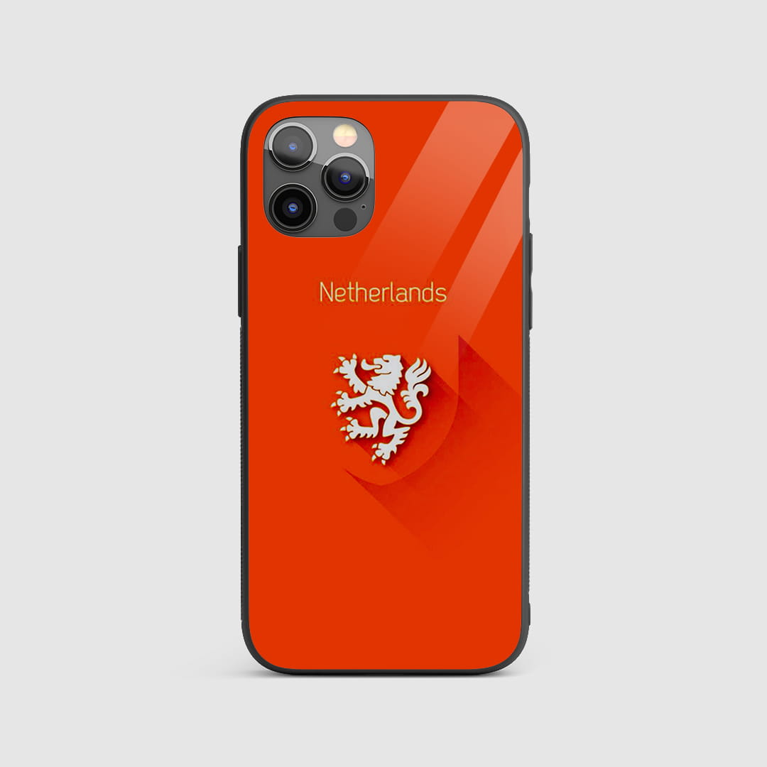 Netherlands Lion Logo silicone armored phone case