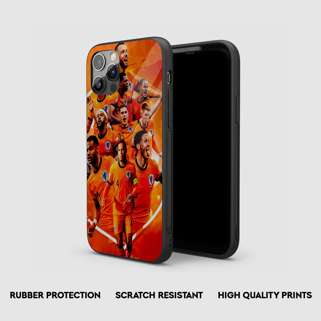 Netherlands football squad silicone phone case