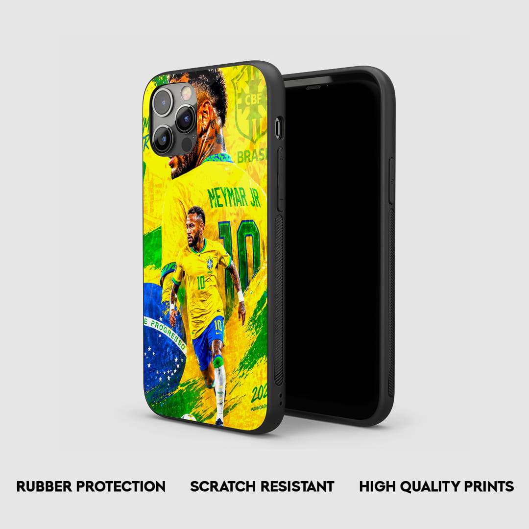 neymar brazil football silicone armored phone cover
