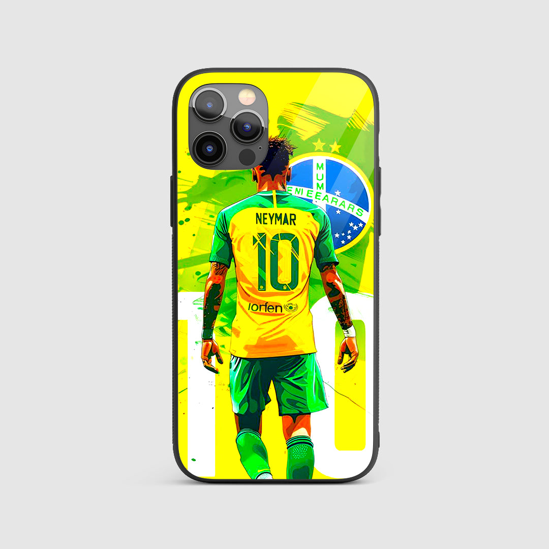 neymar no 10 silicone armored phone case