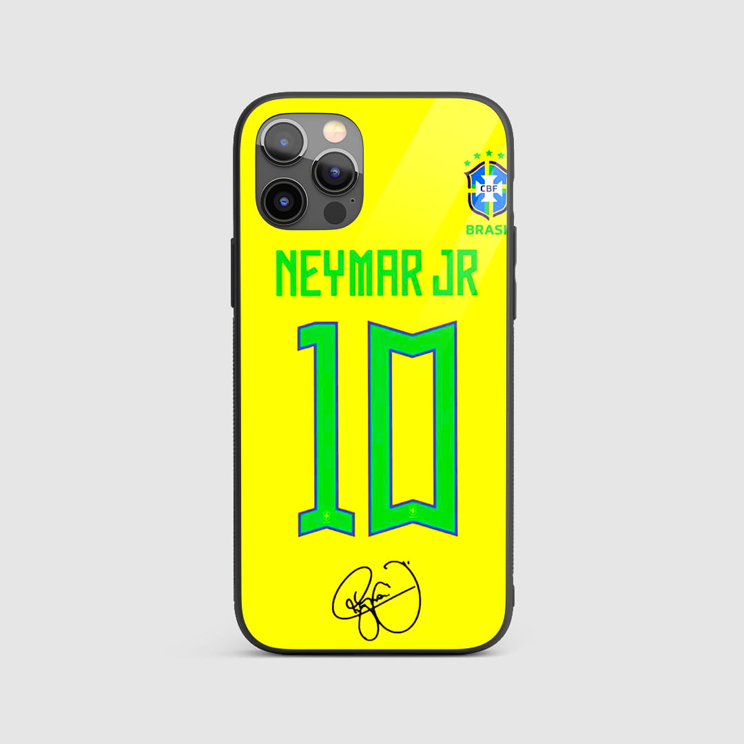 neymar signature jersey silicone armored phone case