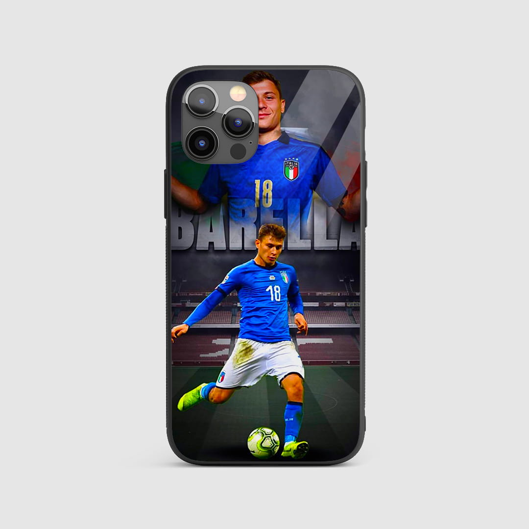 Nicolo Barella silicone armored phone case