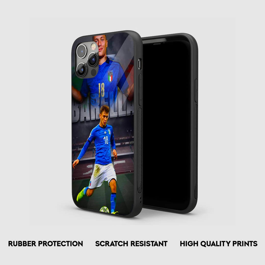 Nicolo Barella football silicone phone case