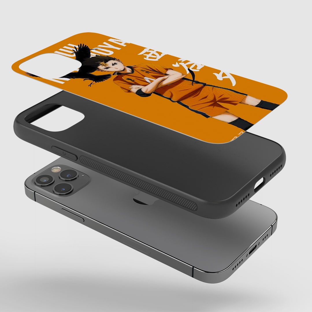 Close-up of durable Nishinoya silicone phone cover
