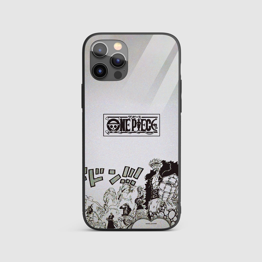 One Piece Manga Silicone Armored Phone Case featuring classic manga panels from the series.