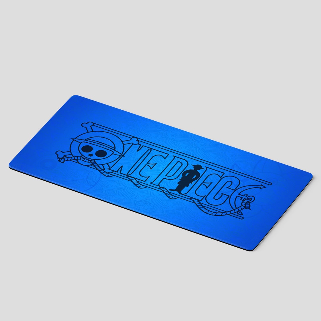 Onepiece Emblem Desk Mat with clean anime design