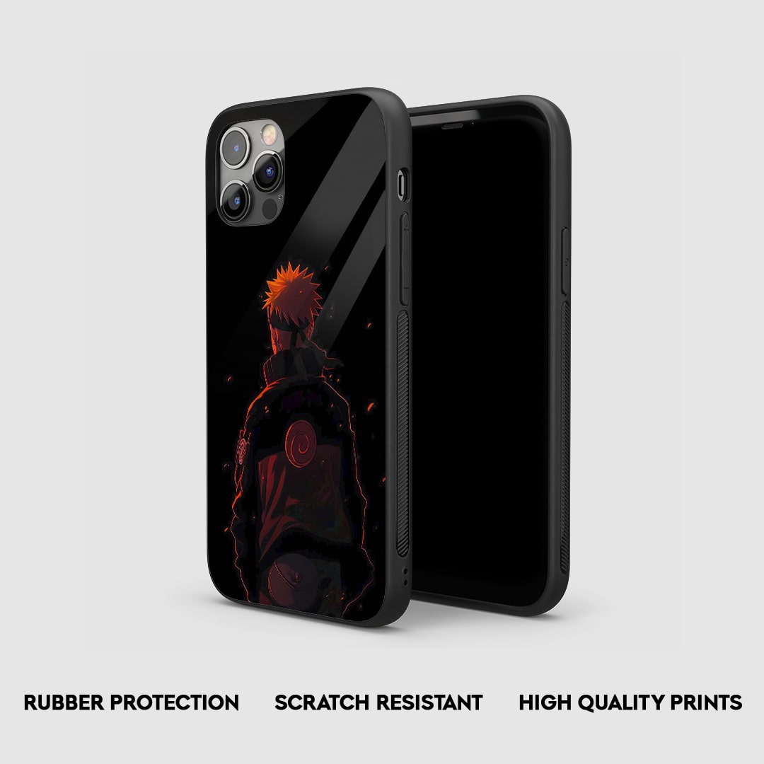 Pain Akatsuki silhouette Naruto phone case design