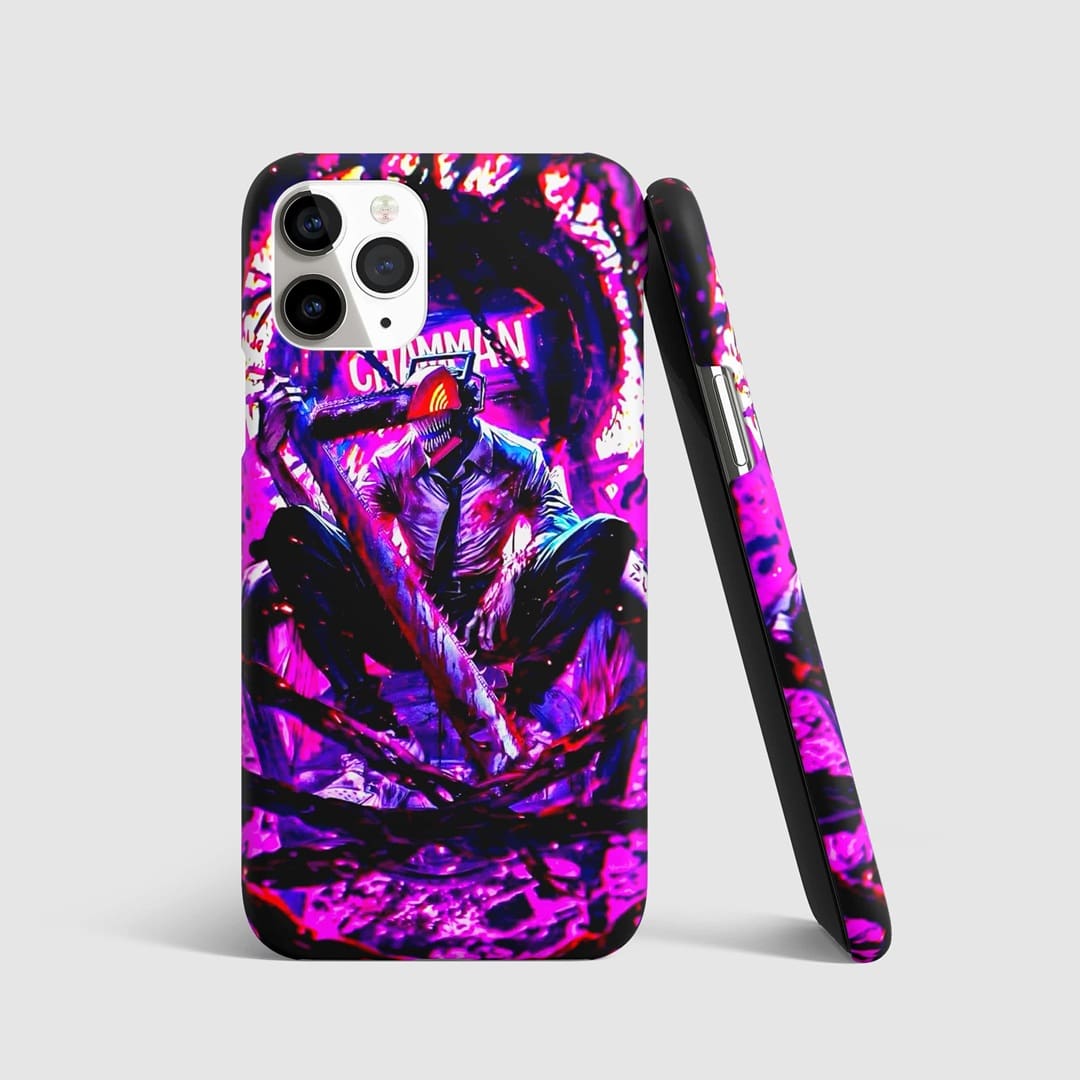 Pochita Portal Phone Cover front artwork design