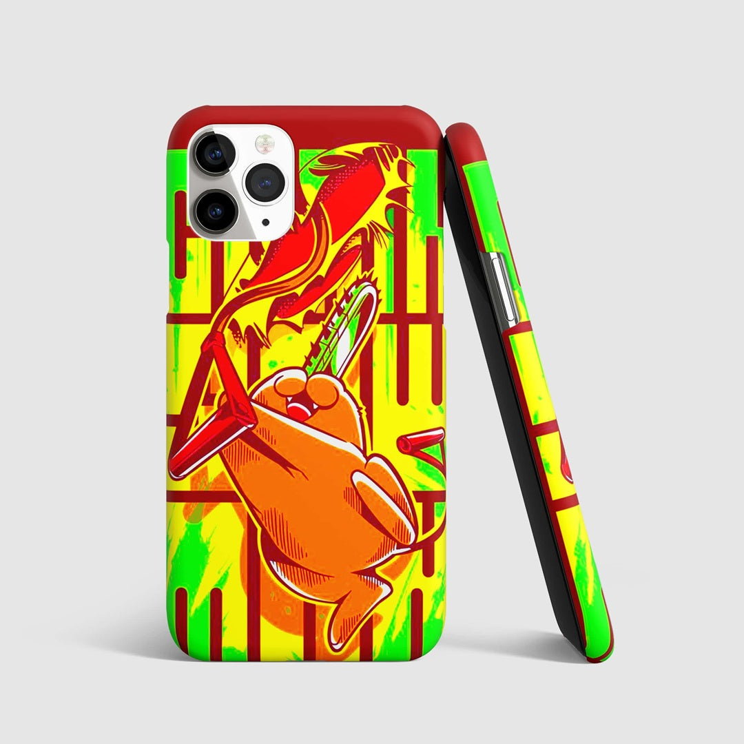 Pochita Window Frame Phone Cover front artwork design