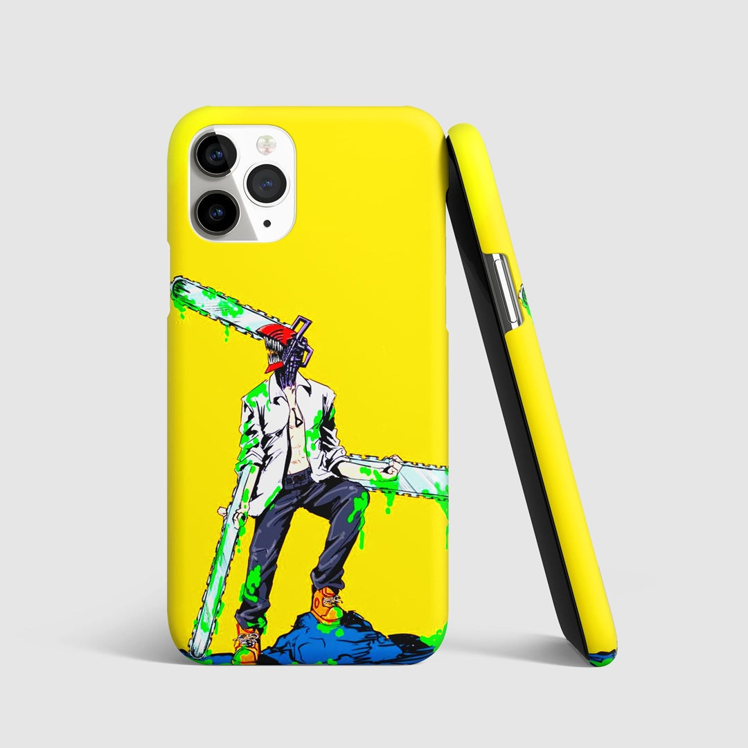 Pop Art Denji Phone Cover front artwork design