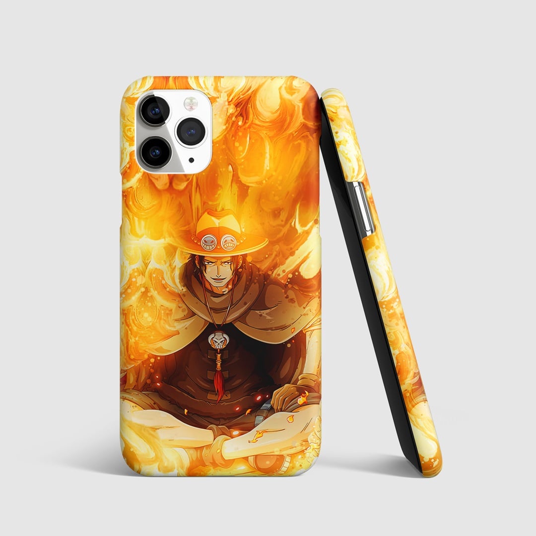 Portgas D Ace Phone Cover with high-quality graphic design.