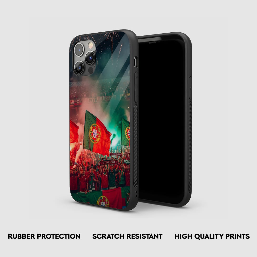 Portugal football fans fireworks silicone phone case