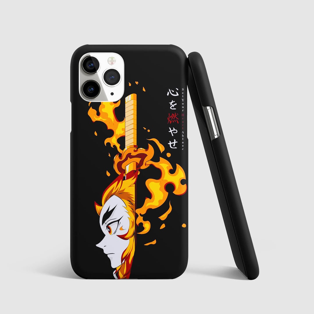 Rengoku Graphic Phone Cover front artwork design