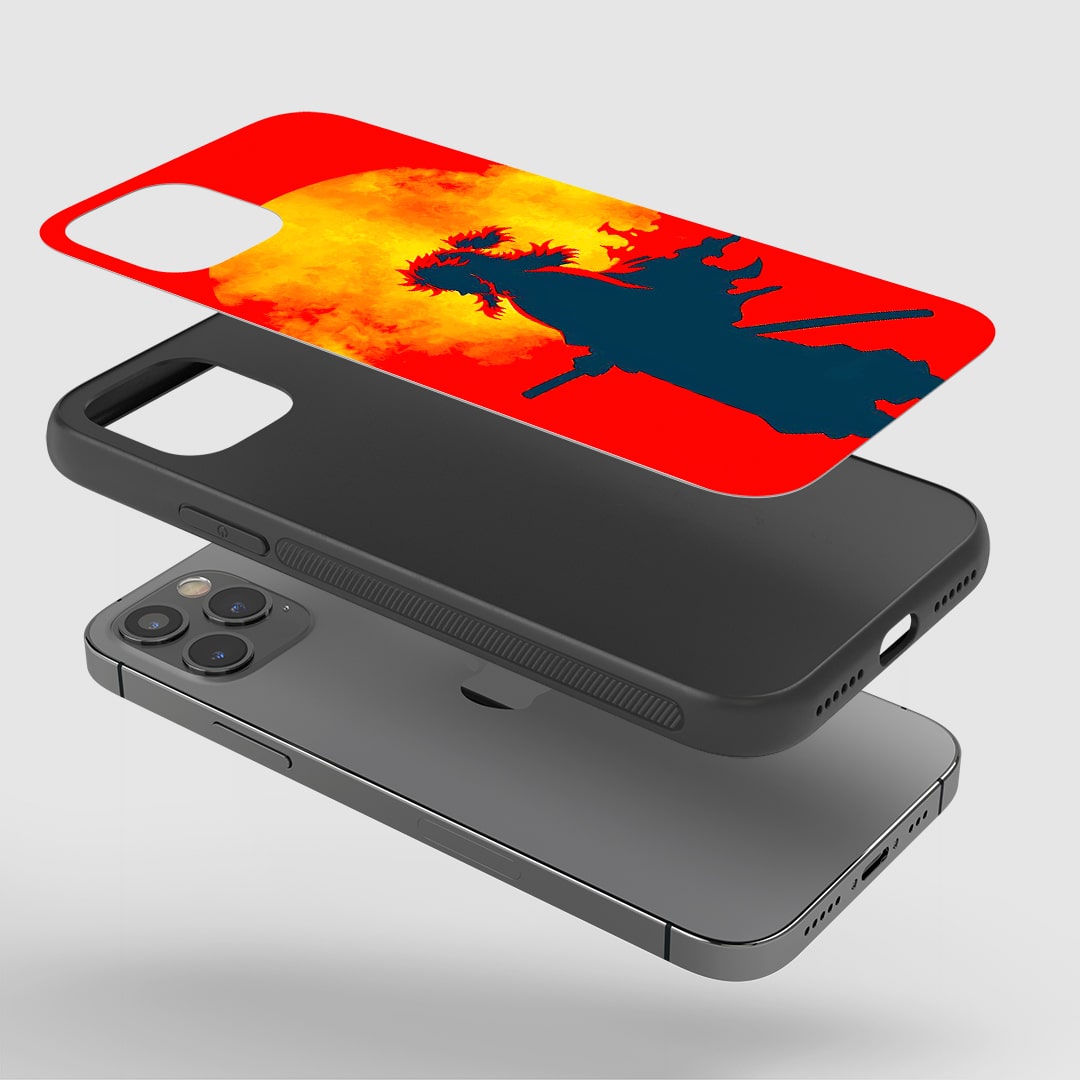 Rengoku Flame Artwork Shockproof Armored Phone Cover