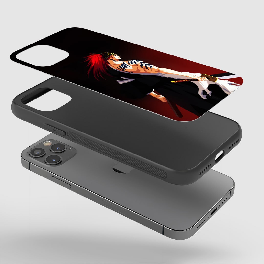 Renji Minimal Phone Case installed on a smartphone, offering robust protection and a sleek design.