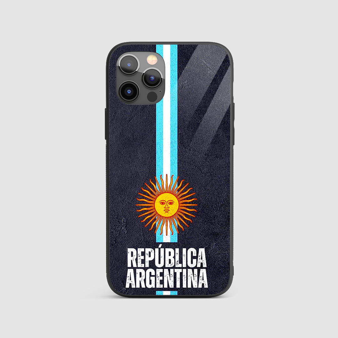 Republica Argentina Flag silicone armored phone case