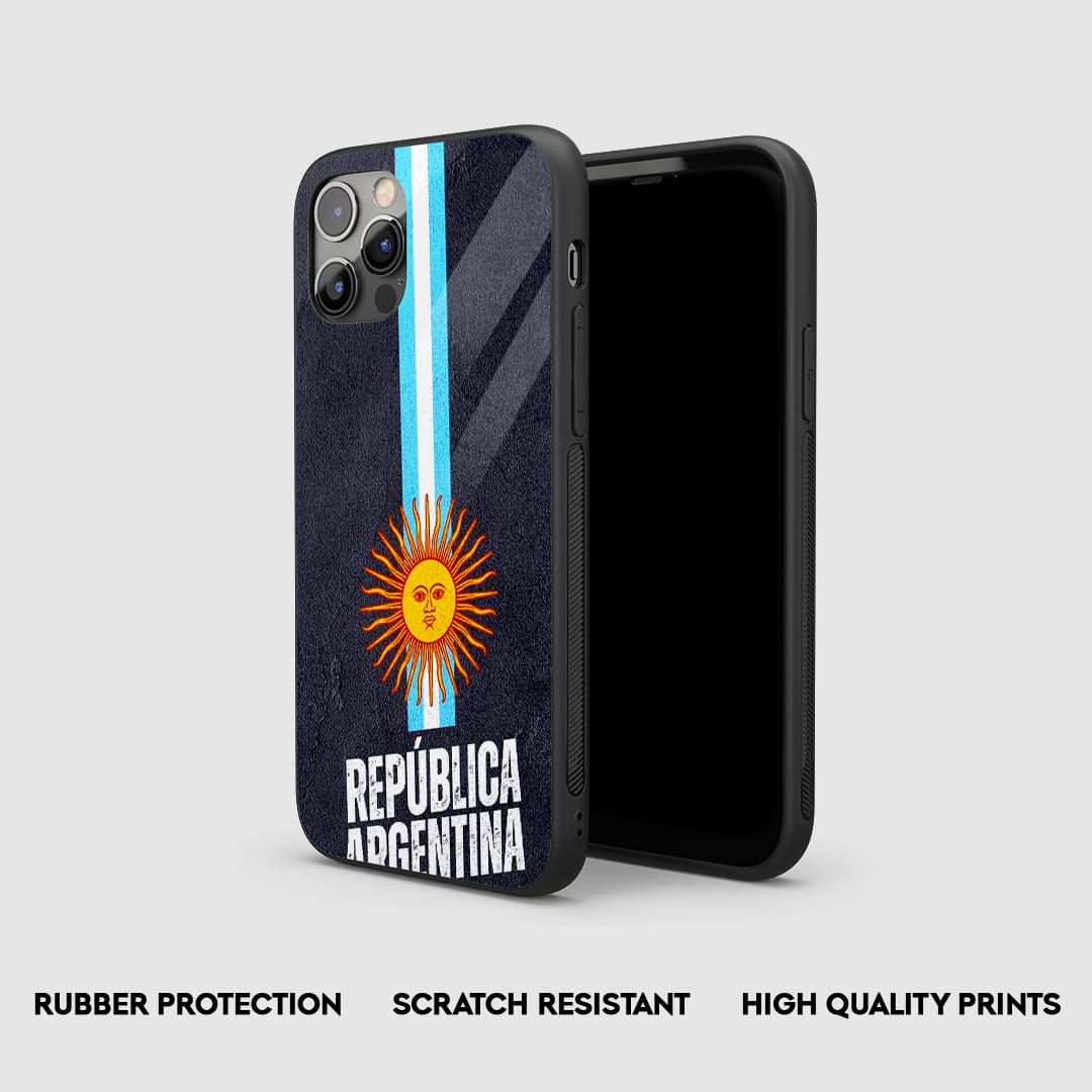 Argentina flag football silicone phone case