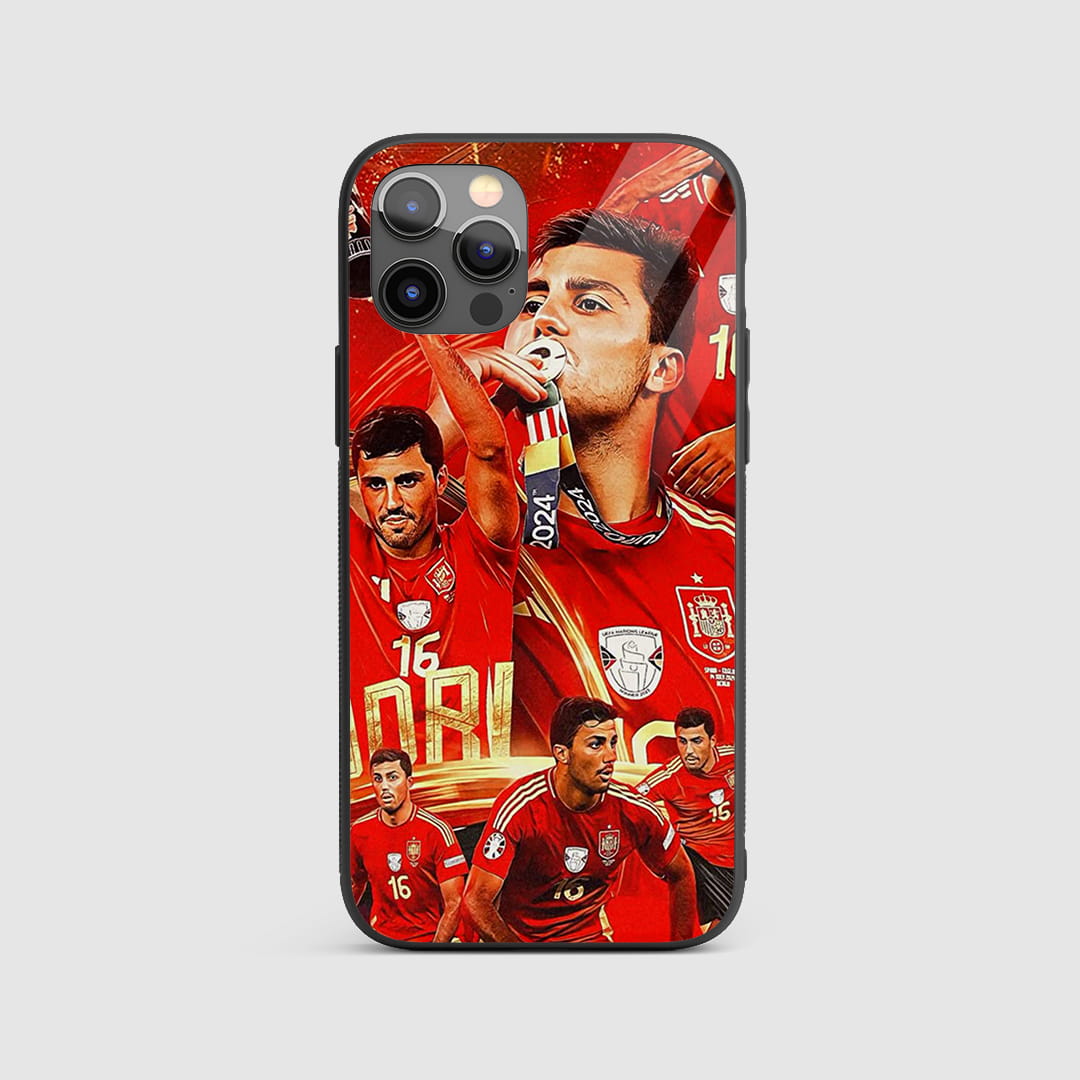 Rodri Trophy Champion silicone armored phone case