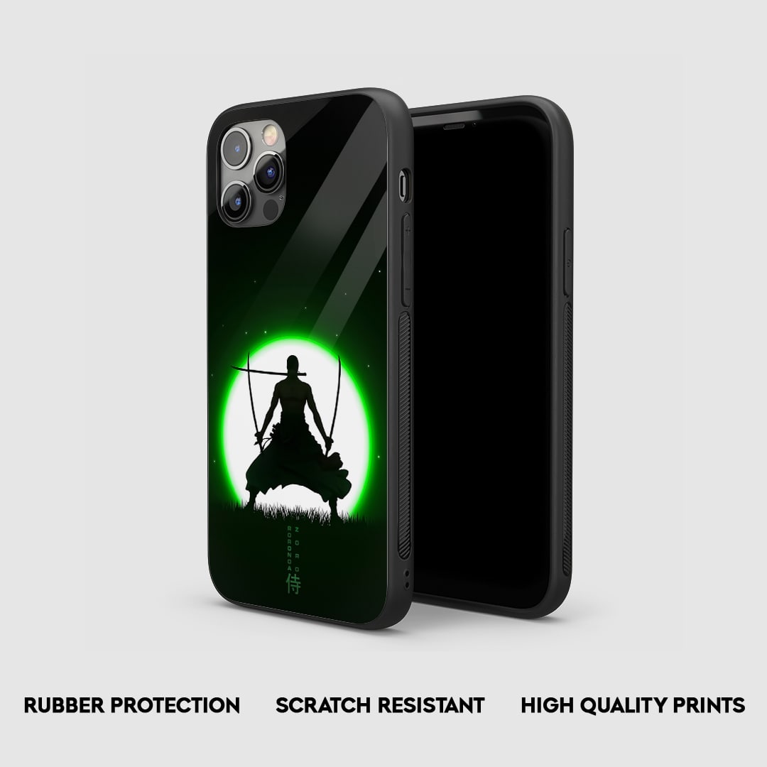 Side view of Zoro Minimal Silicone Case with snug fit and cutouts.