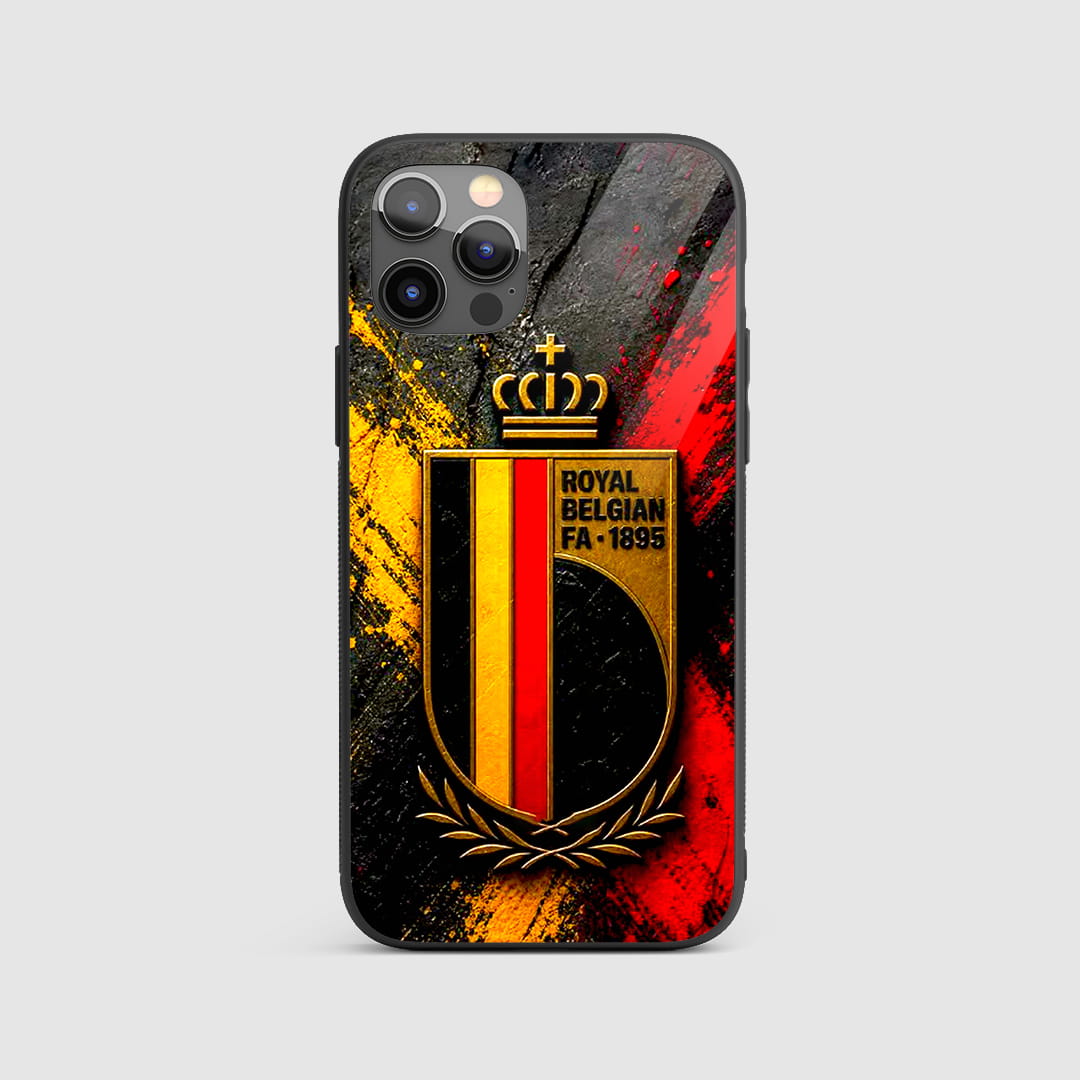 Royal Belgian FA Crest silicone armored phone case