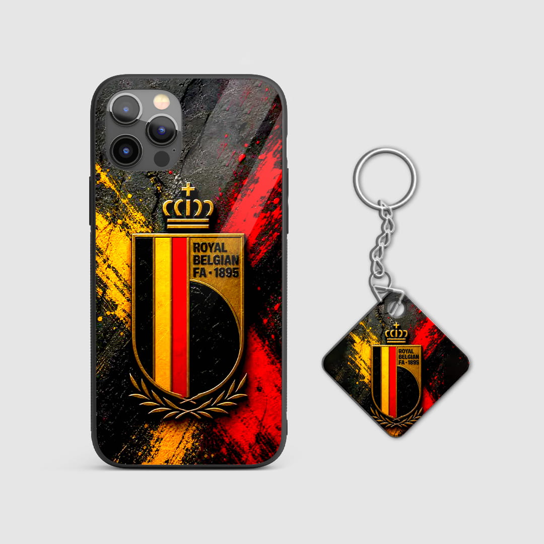 Royal Belgian FA protective mobile cover with Keychain